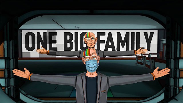 Lối kể chuyện hài hước, châm biếm và sâu sắc là điểm nhấn trong The Last Worker game