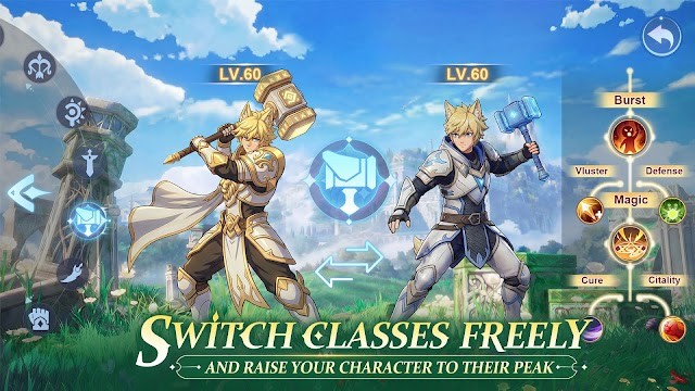 Chuyển đổi lớp nhân vật tự do