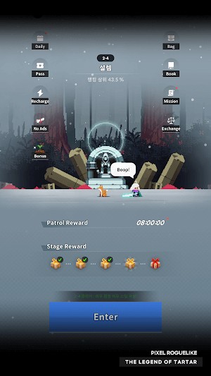 Chiến đấu với quái vật trong thế giới giấc mơ trong game The Legend of Tartar