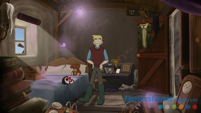 Trải nghiệm lối chơi trỏ và nhấp cổ điển trong The Little Acre cho máy tính, Mac và Linux