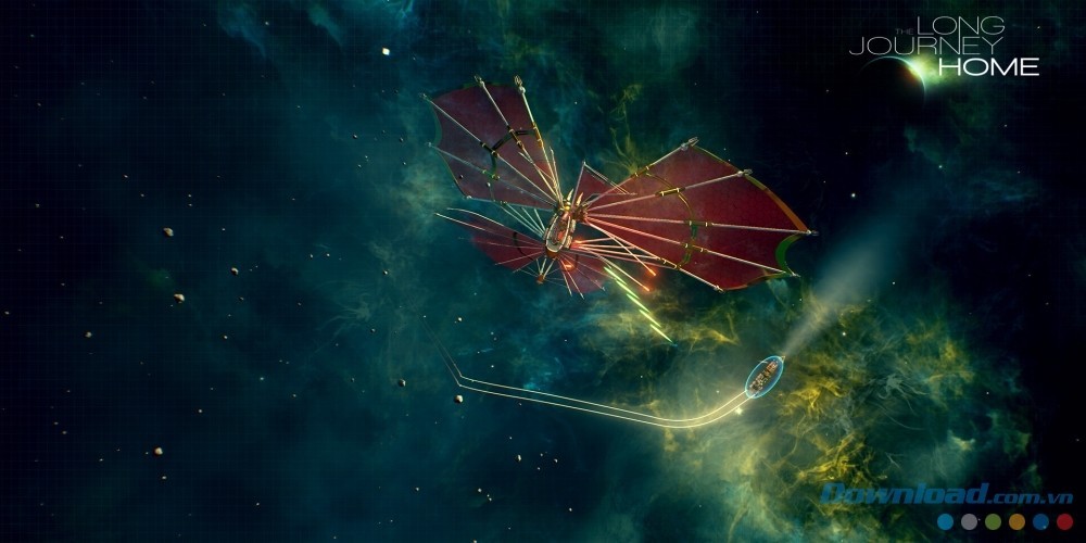 Giao diện chính của game nhập vai chiến thuật The Long Journey Home cho máy tính