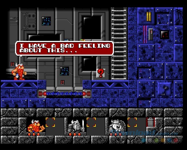 Khởi đầu game The Lost Vikings