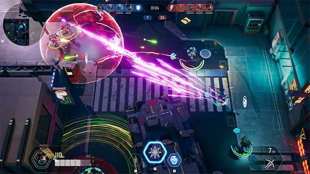 Các kỹ năng và vũ khí chuyên dụng giúp mỗi anh hùng có lối chơi riêng biệt