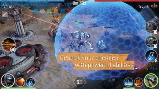 Phá hủy kẻ thù với khả năng mạnh mẽ