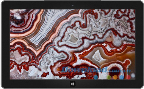 The Macro World of Rocks theme