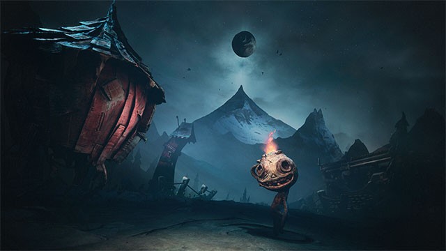 Tận dụng sức mạnh ngọn lửa của sinh vật đèn lồng Potboy để khám phá thế giới The Midnight Walk