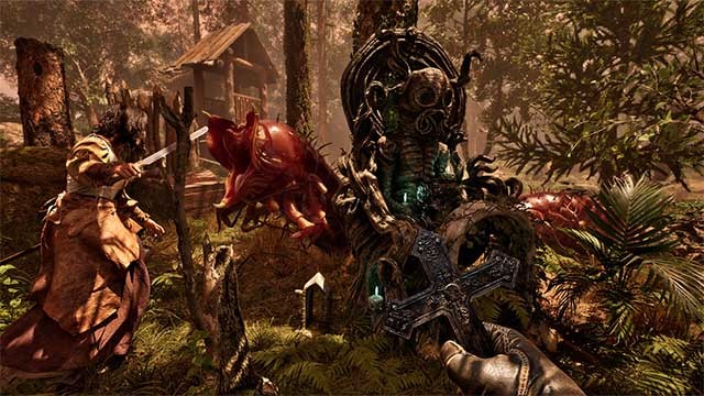 Đối mặt với nhiều loài quái vật kỳ dị được thiết kế theo phong cách Lovecraftian