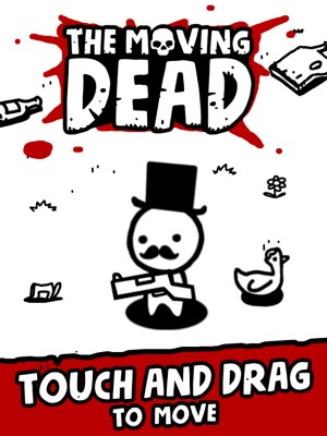 Chạm và kéo để di chuyển nhân vật của bạn trong The Moving Dead