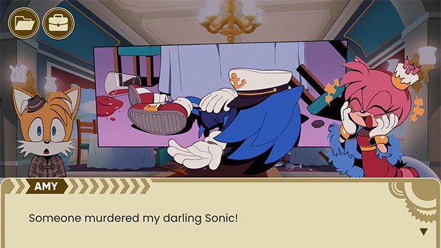 The Murder of Sonic the Hedgehog đưa bạn vào hành trình điều tra phá án để tìm ra kẻ sát nhân thực sự
