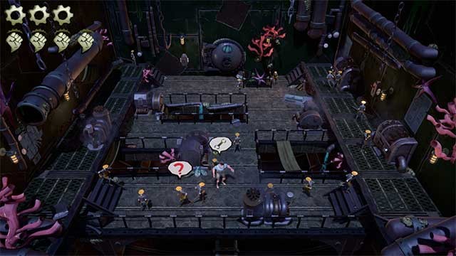 Nếu vào vai Mutineer, hãy tìm cách phá hoại tàu trong khi vờ tương tác với các kỹ sư