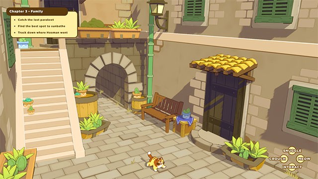 The Old Man and His Cat xoay quanh chuyến phiêu lưu ấm áp của chú mèo Domino giữa thị trấn ven biển cổ kính