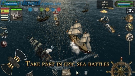 Tham gia vào các trận đánh khốc liệt trên biển