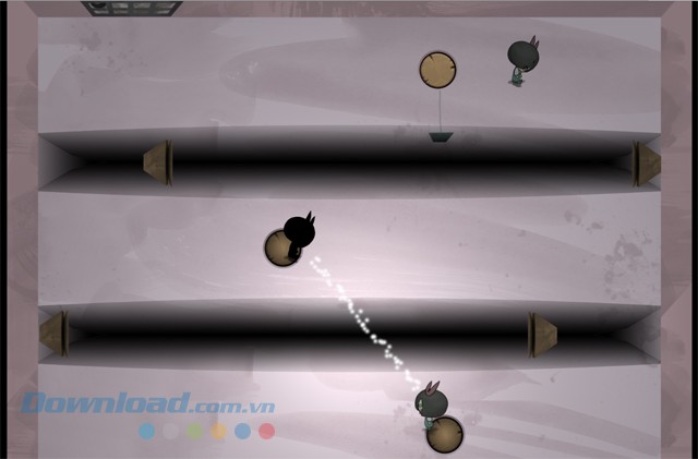 Chuyển đổi vị trí với các bản sao khi đạt điều kiện thích hợp trong game phiêu lưu giải đố The Puppet Master