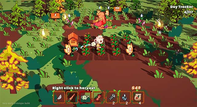 Bảo vệ trang trại của bạn trong game chiến thuật The Rabbit Haul
