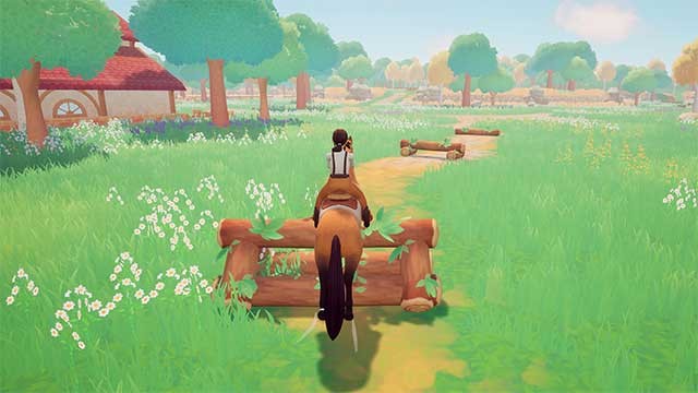 Xây dựng các chướng ngại vật để huấn luyện ngựa