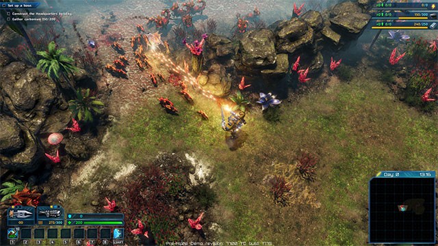 The Riftbreaker nổi bật với gameplay hành động chặt chém kết hợp bắn súng