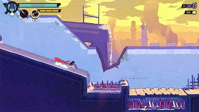 Điều khiển Hoàng tử Ba Tư di chuyển và chiến đấu chống lại đội quân Hun trong The Rogue Prince of Persia