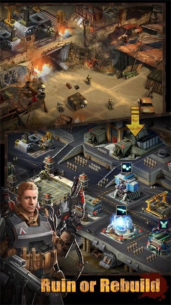 Xây dựng căn cứ trên đống đổ nát