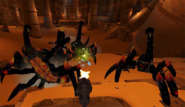 The Secret Pyramid VR là trò chơi FPS hành động kết hợp phiêu lưu khám phá lăng mộ cổ