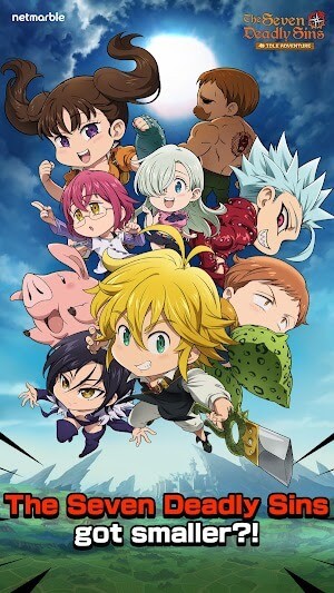 The Seven Deadly Sins IDLE là game phiêu lưu nhàn rỗi dựa theo IP Thất Hình Đại Tội