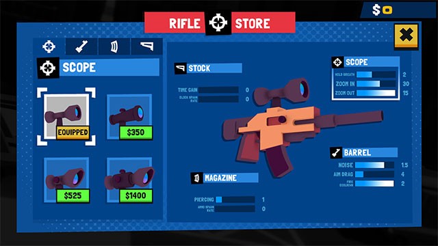 Khám phá kho vũ khí phong phú trong game The Shape Killer