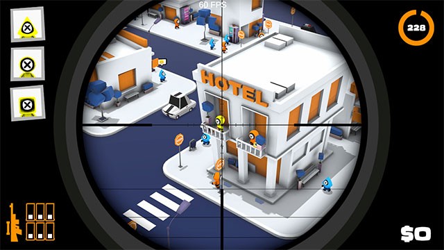 The Shape Killer sở hữu đồ họa hoạt hình với màu sắc rực rỡ, bắt mắt