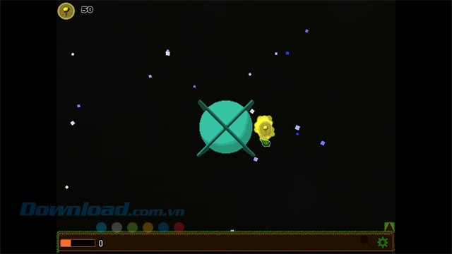 Giao diện xuất hiện khi bắt đầu chơi game mô phỏng The Space Garden cho máy tính