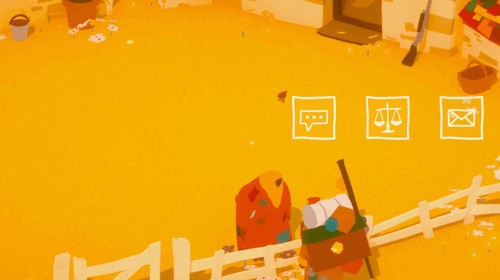 Nhận những bức thư từ gia đình trên thành phố