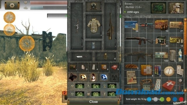 Rất nhiều vũ khí và trang thiết bị cho người chơi sử dụng