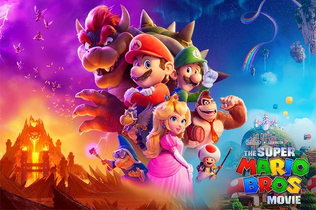 Poster phim hoạt hình Anh Em Super Mario chiếu rạp từ 7/4