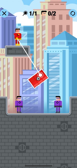 The Superhero League cho bạn trở thành siêu anh hùng và tấn công kẻ xấu