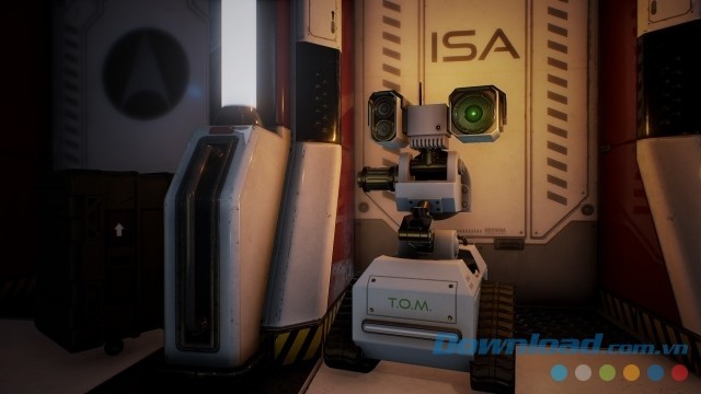 Đồng hành cùng nhân vật Tom trong game phiêu lưu The Turing Test cho máy tính