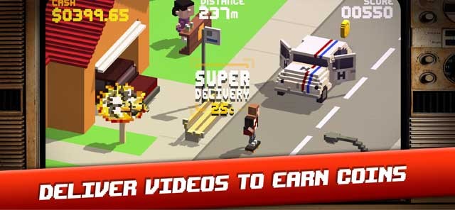 Giao các cuộn băng cho khách hàng để kiếm tiền