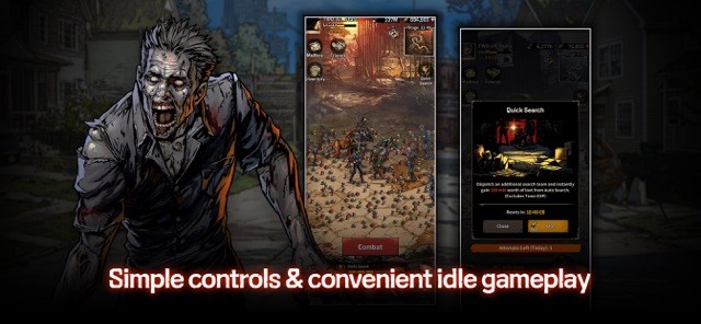 Gameplay idle và điều khiển đơn giản