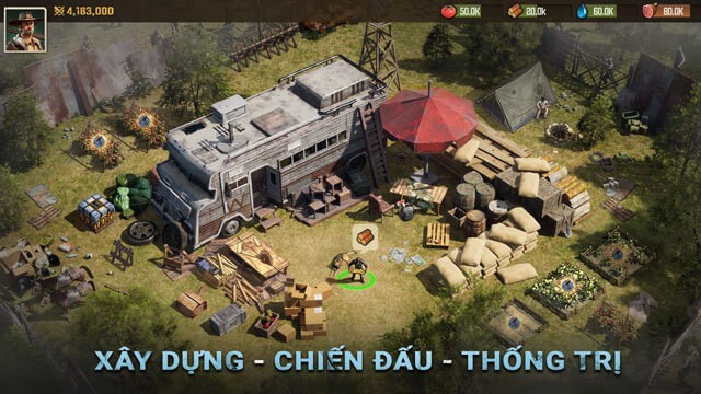 The Walking Dead: Kẻ Sống Sót - Tham gia xây dựng, chiến đấu, thống trị