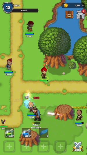 Tập hợp các anh hùng của bạn để cùng nhau chiến đấu trong game The Walking Hero