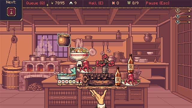 Xếp chồng các món ăn một cách thăng bằng