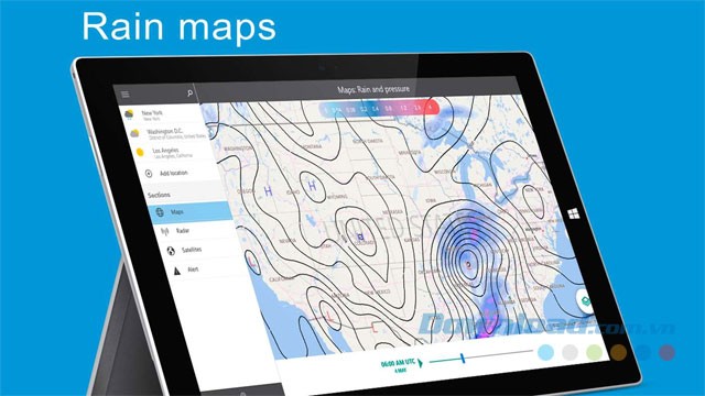 Bản đồ radar và vệ tinh