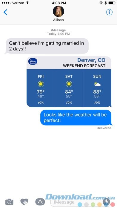 Chia sẻ dự báo thời tiết