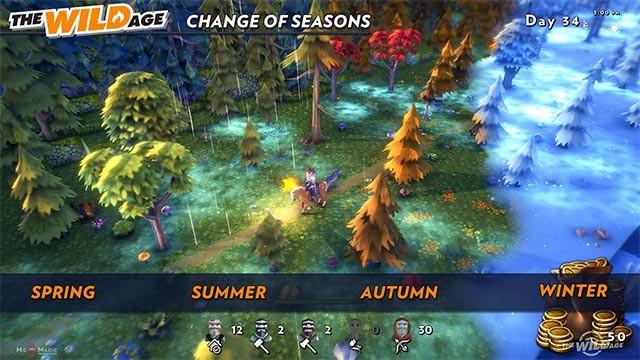 Đối mặt với những thách thức về thời tiết, kẻ thù... trong The Wild Age