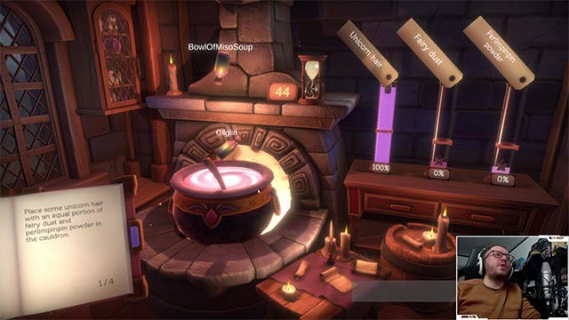 Thử nghiệm các nguyên liệu và công thức pha chế mới trong game The Witch’s Cookbook