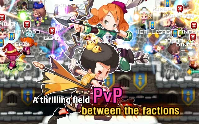 Thách đấu với người chơi trên thế giới trong các đấu trường PvP khốc liệt