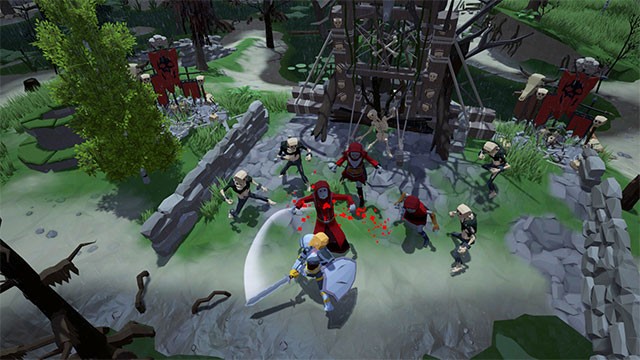 Lập tổ đội để chinh phục các thách thức tăng dần trong The Yellow King