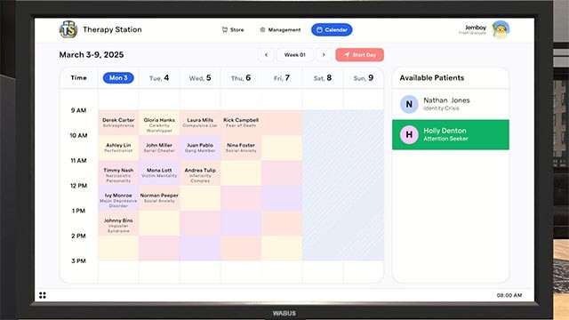 Quản lý lịch trình làm việc và đưa ra những lựa chọn hội thoại tùy theo từng trường hợp