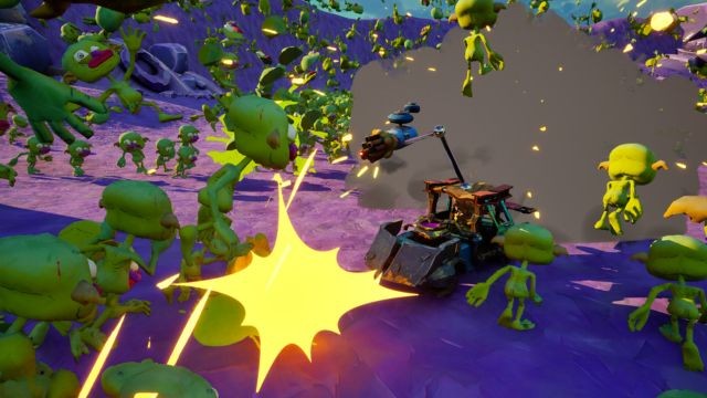 Lối chơi của There Are Millions of Goblins kết hợp giữa bắn súng top-down với thủ thành