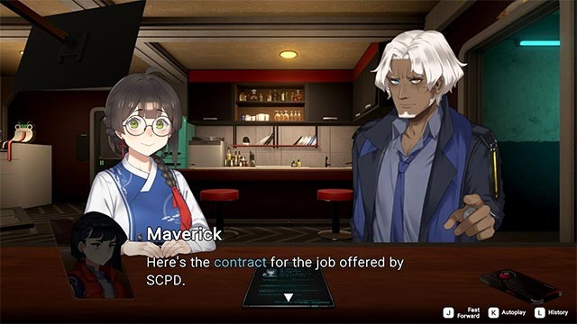 Những người đồng nghiệp trong Sở Cảnh sát sẽ giúp B phá án