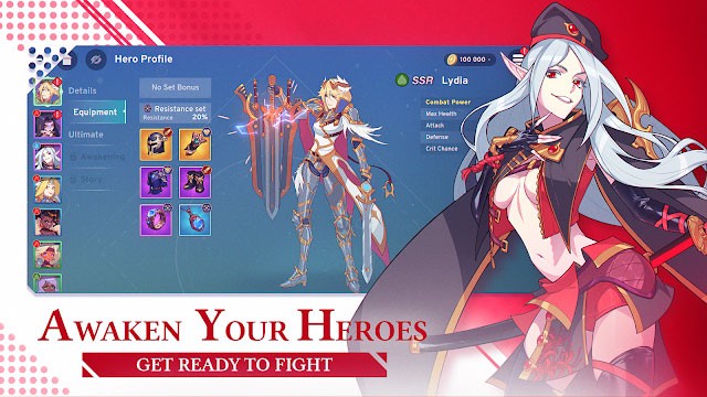 Đánh thức các anh hùng mạnh mẽ và sẵn sàng chiến đấu