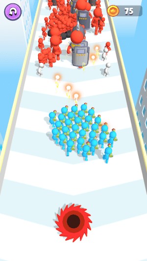 Tăng quân đội và bắn kẻ địch trong game They Are Coming