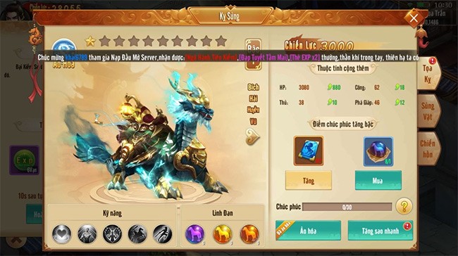Game tiên hiệp nhập vai cho di động