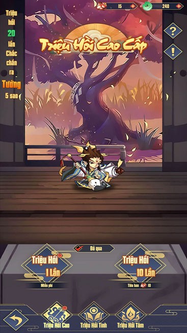 Triệu hồ các tướng